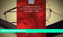 BEST PDF  International Human Rights and Islamic Law (Oxford Monographs in International Law) FOR
