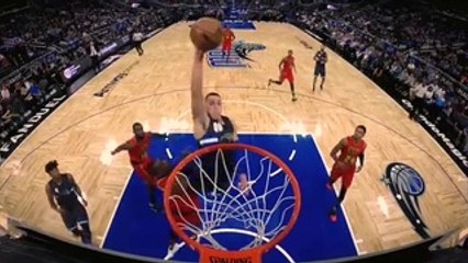 Aaron Gordon Fastbreak Slam vs Hawks