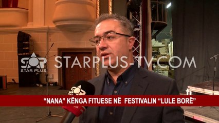 “NANA” KËNGA FITUESE NË FESTIVALIN “LULE BORË”