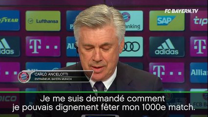 Bayern - Ancelotti veut fêter dignement son 1000e match