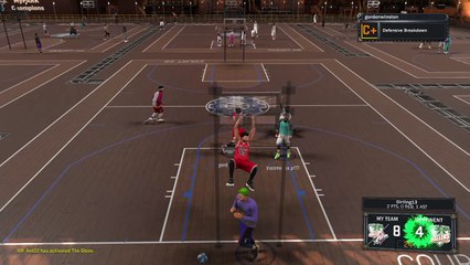 NBA 2K17 Michael Jordan Jumps over Rival