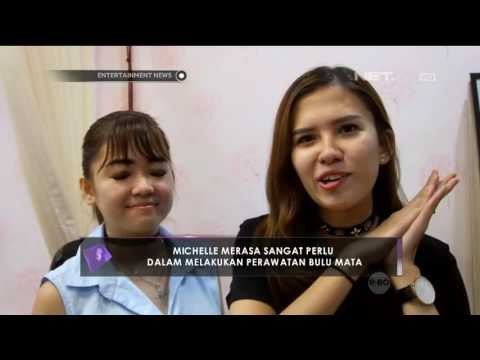 Michelle Joan Melakukan Treatment Pemasangan Bulu Mata