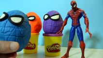 Avengers Toys - Play-Doh Surprise Egg Toys Opening and Spiderman Toys & Avengers Toys by K