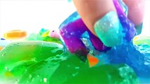 Aprender los Colores con Blandita Huevos Sorpresa y la Ortografía con el Color de la Mucosidad Splats