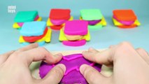Learn Colors! Play Doh Fish Mold Fun and Creative for Kids PEZ Microwave Toys Kinder Surpr