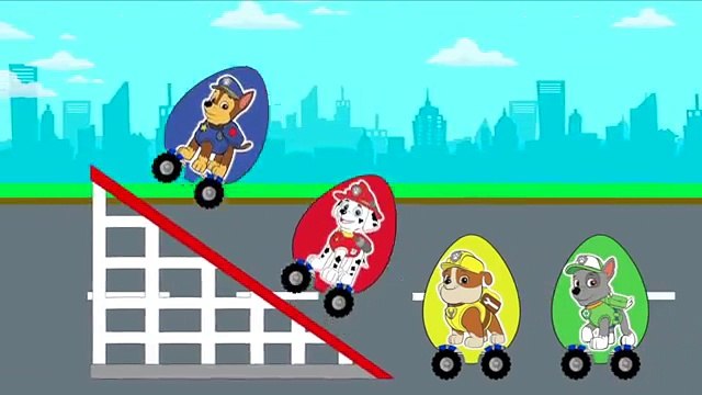 New Kids Surprise Eggs Marshall Paw Patrol Spy Chase Zuma Superhero Rubble Toy Race #Anima