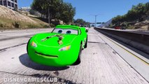 Disney Pixar Cars Nursery Rhymes Hulk Green Lightning McQueen (Songs for Children w/ Action)
