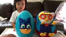 PJ MASKS TOYS Catboy Surprise Egg Play Doh | Octonauts Vegimal Videos for Kids FamilyToyRe