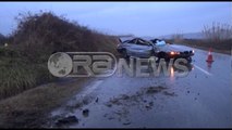 Ora News - Shkodër, “BMW” del nga rruga, humb jetën 19-vjeçari, 2 të tjerë plagosen