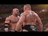 WWE Goldberg  vs brock lesner