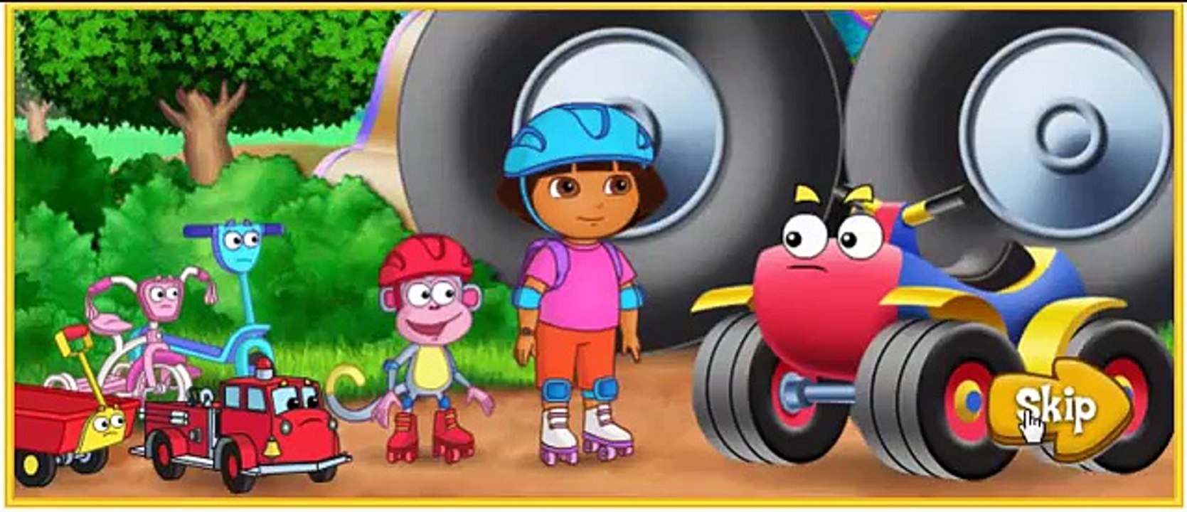 Doras Great Roller Skate Adventure - Dora Games - Dora The Explorer ( Full Game )