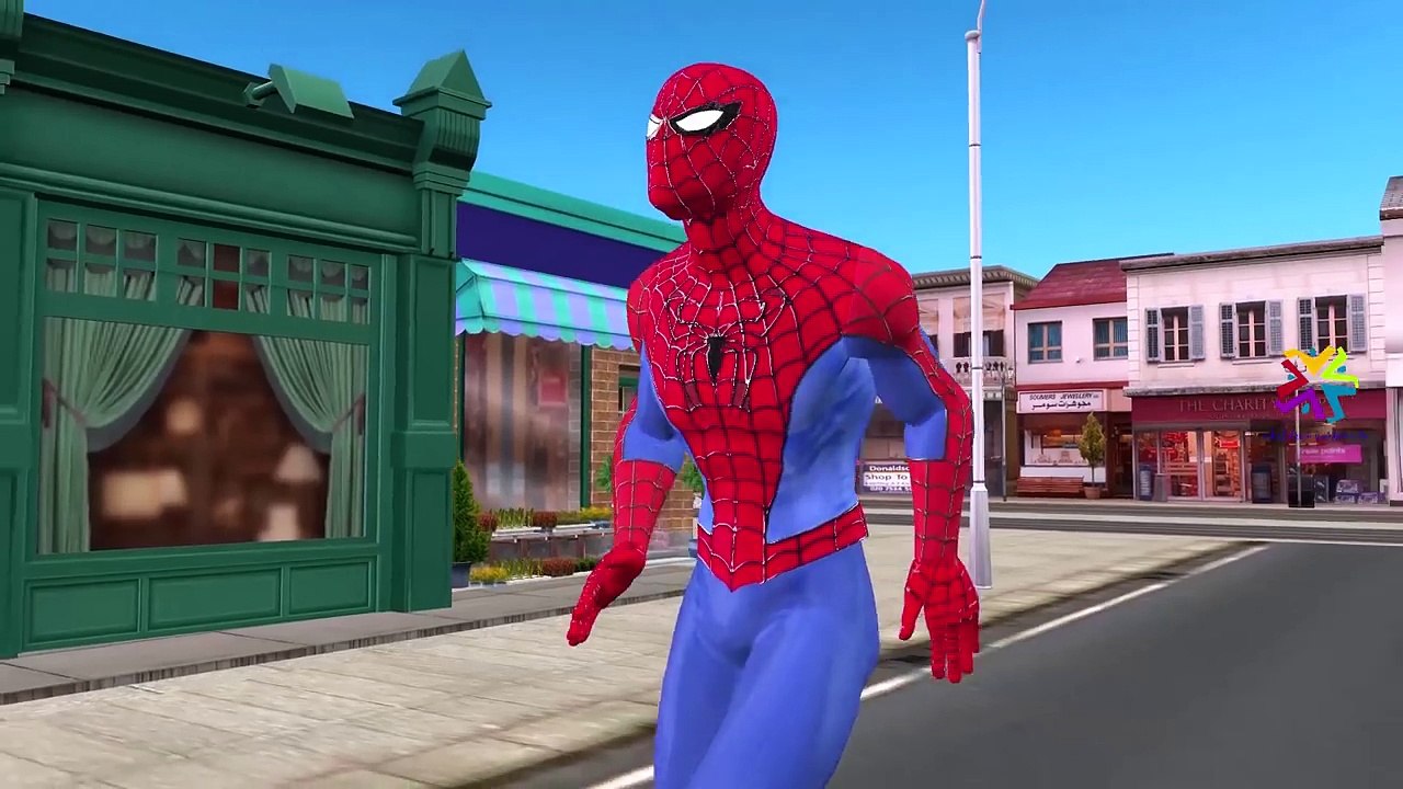 Curioso Superhéroe Lucha De Spiderman En Moto De Colores Joker Broma Vs Ironman De Batman Hulk Dedo