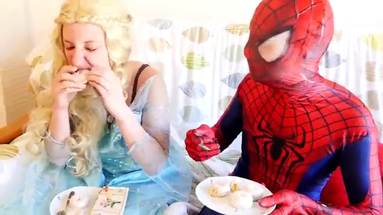 Spiderman Happy Birthday vs Joker! Playlist w/ Frozen Elsa & Pink Spidergirl! Superhero in