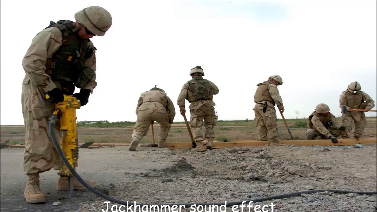 Jackhammer sound effect