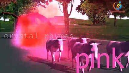 Domestic Animals Character Colors Lesson With 3d Animals English Colors Song for Nursery Children