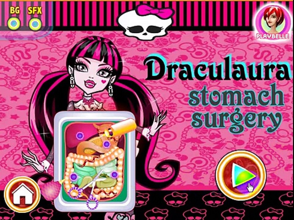 Draculaura Stomach Surgery - kids games new