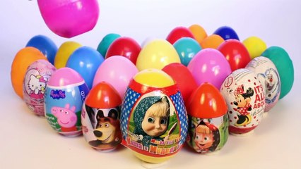 PLAY DOH EGGS Маша и Медведь, Masha i Medved, Peppa Pig, Mickey Mouse, Frozen Surprise Eggs