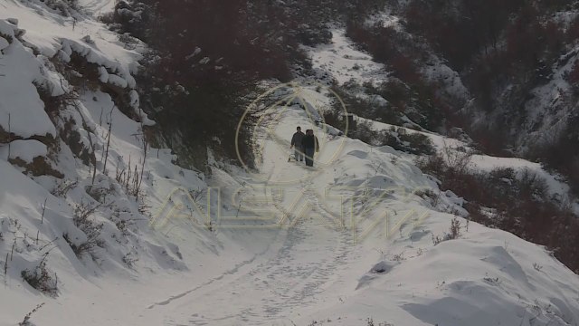 Banorët e Raoviçit në Saraj, të izoluar nga bora