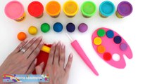 Aprender los Colores del arco iris con Play-Doh * Creativo DIY Diversión para los Niños con Arcilla para modelar * Rainb