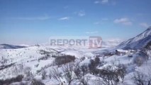 Report TV - Kukës, era dhe stuhitë e dëborës vështirësojnë situatën