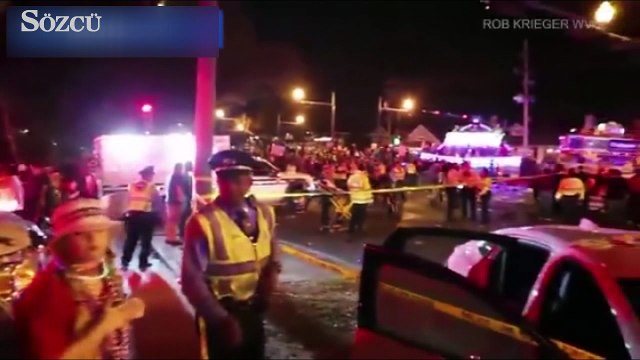 ABD'de araç yayaların arasına daldı