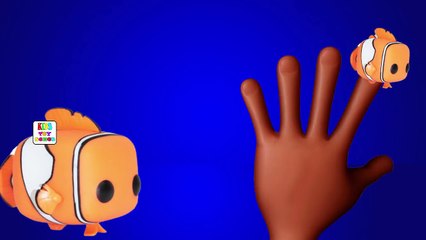 FINDING NEMO TOYS Finger Family Cartoon Animation Nursery Rhymes For Children