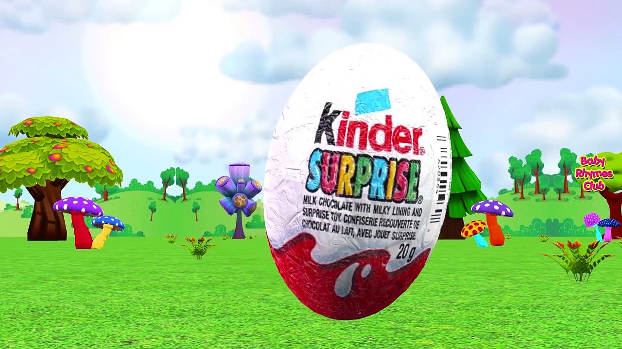 Suprise Egg Cars Finger Family Superheroes - Spiderman Hulk Finger Family Suprise Eggs Animals_10