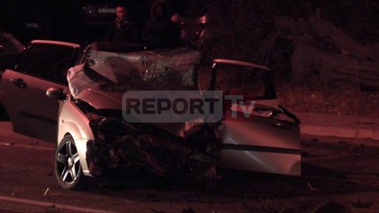 Report TV - Elbasan,1 i vdekur nga përplasja e 2 mjeteve,shkak akulli