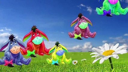 Crazy Donkey Finger Family Song - Funny 3D Animation Nursery Rhymes & Songs for Children