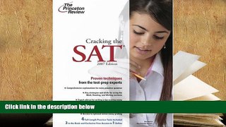 Popular Book  Cracking the SAT, 2007 Edition (College Test Preparation)  For Trial