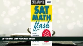Best Ebook  Peterson s 2001 Sat Math Flash (Sat Math Flash, 2001)  For Trial