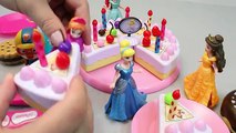 Toy Velcro Cutting Birthday Cake Disney Princess Pororo Play Doh Toy Surprise Eggs - ABC s