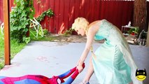 Человек-паук душ шалость Хэллоуин замороженные Эльза Харли Квинн вампир супергерой игрушки в реальной жизни