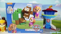 Paw Patrol Skye Monkey Trouble and Rubble Turtle Rescue Ionix Jr Play Doh and Giant Legos