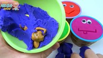 Play Dough Ice Cream Cups Surprise Toys Dora And Masha Paw Patrol Minions Tom and jerry