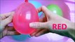Water Balloons Popping Show - Learning Colors For Kids Children Toddlers with Wet Balloons