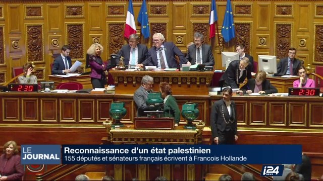 Reconnaissance d'un état palestinien : 155 députés et sénateurs français écrivent à François Hollande