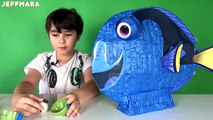 HUGE Finding Dory Surprise Box & Toy Bag Elmo Toys Shopkins Blind Bags Disney Toys Kinder