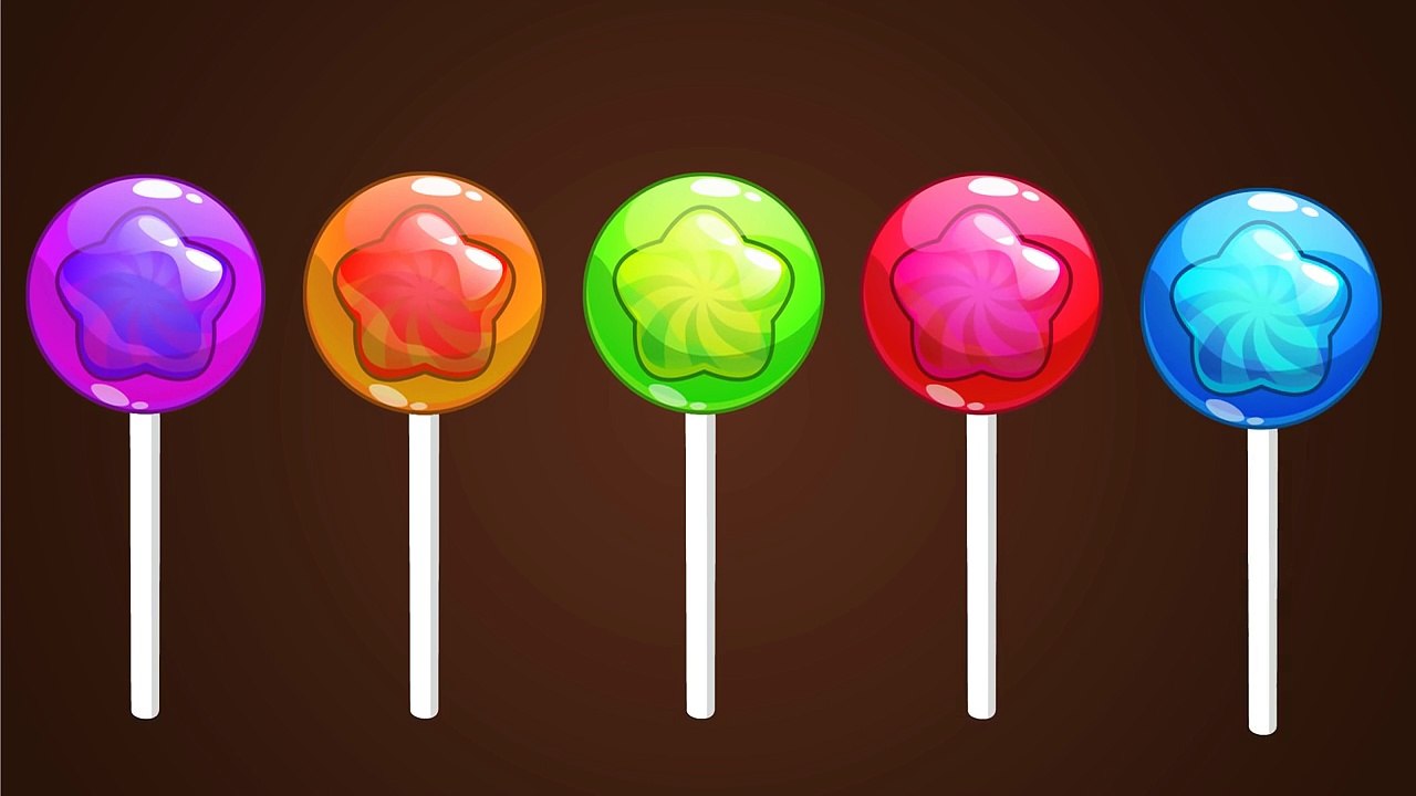 Lollipop Dedo De La Familia Rima De Cuarto De Niños De La Estrella Dulces Daddy Dedo Canción