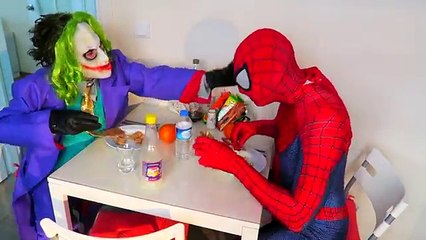 SPIDERMAN VS JOKER VS FROZEN ELSA l Farting Prank - Superhero in Real Life