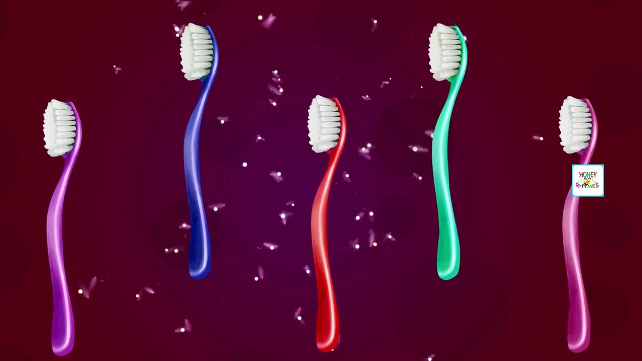 NEW Tooth Brush Finger Family Tooth Brush Daddy Finger Nursery Rhymes Songs For Children