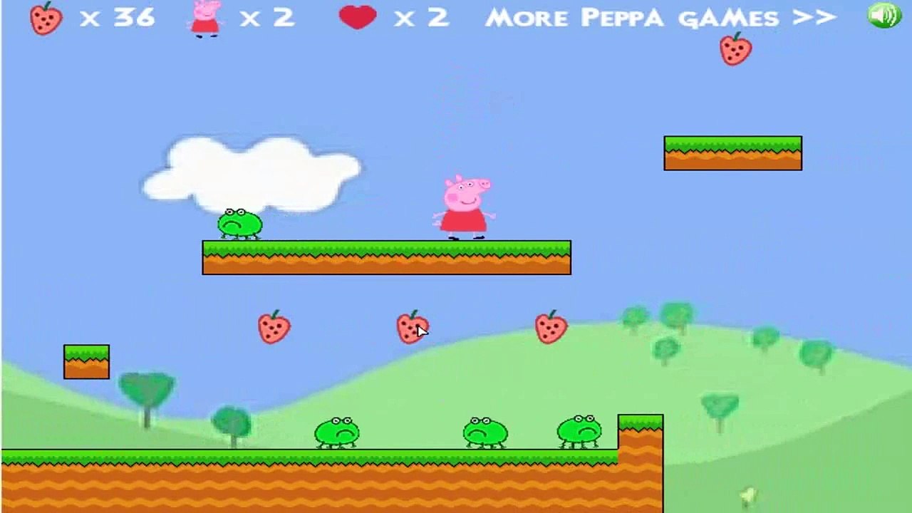 Peppa Pig Adventure strawberries Best Kid Games GamePlay for kids