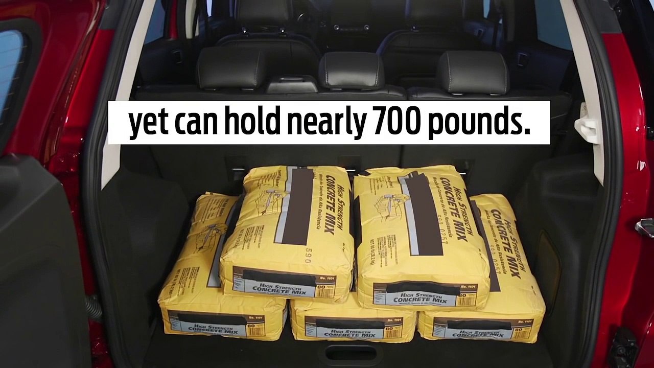 Inside the Ford EcoSport Adjustable Cargo Shelf EcoSport Ford