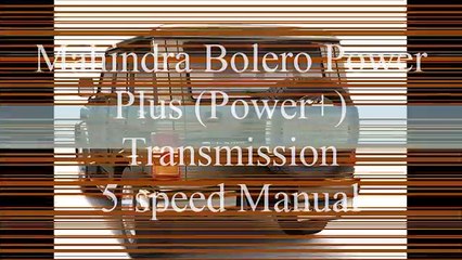 New Mahindra Bolero Power + mini SUV India Check Detailed Specifications1