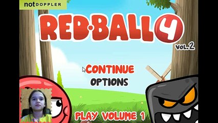 Приключения колобка. Игра онлайн Красный шар  Red Ball 4 (Прохождение игр)