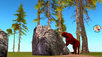 Animals Train Song | Finger Family Colors Dinosaur Lion Gorilla Cartoons For Children Nurs