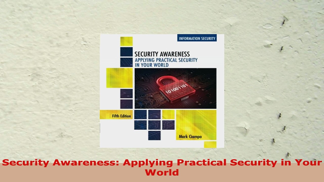 READ ONLINE  Security Awareness Applying Practical Security in Your World
