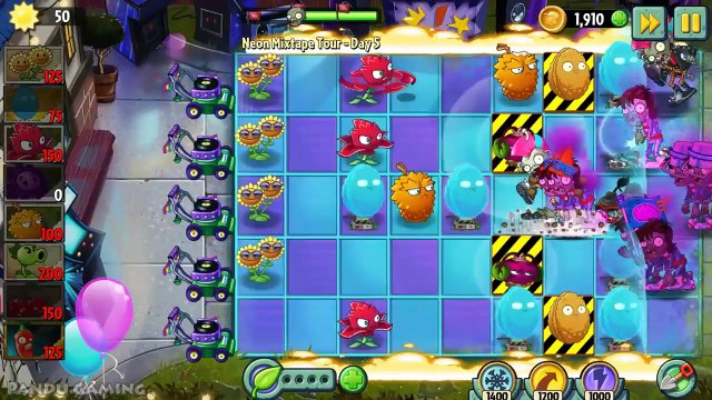 Plants vs. Zombies 2 / Neon Mixtape Tour - Day 5-8 / Gameplay Walkthrough PART 75