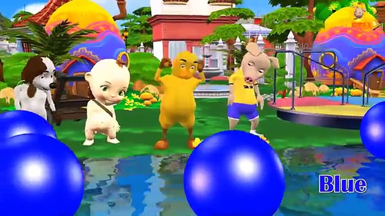 Five Little Gorillas Nursery Rhymes for Children | Baby Boy Colors Songs W/ Dinosaur Carto