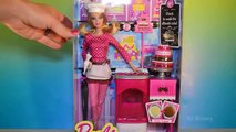 Play Doh BARBIE Pastry Chef Make, Bake & Decorate Cakes Kitchen Baking Oven Toy